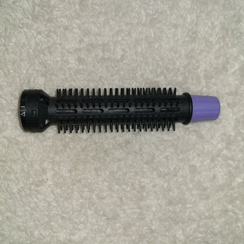 Conair Supreme Black/Purple 2-in-1 Hot Air Curling Brush Dryer - Picture 8 of 10